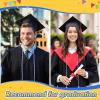 imageGeosar 48 Pcs Graduation Cords Honor Cords with Tassel for Bachelor Master Doctor Graduation Ceremonies Blue and WhiteBlue and White