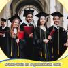 imageGeosar 48 Pcs Graduation Cords Honor Cords with Tassel for Bachelor Master Doctor Graduation Ceremonies Blue and WhiteGold