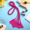 imageGeosar 48 Pcs Graduation Cords Honor Cords with Tassel for Bachelor Master Doctor Graduation Ceremonies Blue and WhitePurple Red