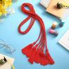 imageGeosar 48 Pcs Graduation Cords Honor Cords with Tassel for Bachelor Master Doctor Graduation Ceremonies Blue and WhiteRed