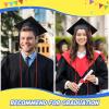imageGeosar 48 Pcs Graduation Cords Honor Cords with Tassel for Bachelor Master Doctor Graduation Ceremonies Blue and WhiteRed