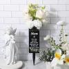 imageGeosar Cemetery Vases for Grave Metal Flower Butterfly Cemetery Vases Memorial Flower Holder with Spike Grave Marker Floral Cemetery Decorations for Grave Lawn Yard Outdoor FuneralMomMom