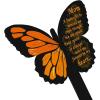 imageMom Memorial Stakes Cemetery Grave Plaque Stake Markers Memorial Butterfly Plaques for Outdoors Sympathy Garden Stake Acrylic Waterproof Garden Grave DecorationCute StyleRetro Style
