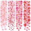 imageGeosar 120 Pcs Small Flowers for Crafts Mini Faux Flowers Artificial Silk Fabric Floral Arrangement Decorations for DIY Wreath Bouquets Wedding Bridal Baby Shower Home DecorPurpleCoquette StylePink