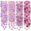 imageGeosar 120 Pcs Small Flowers for Crafts Mini Faux Flowers Artificial Silk Fabric Floral Arrangement Decorations for DIY Wreath Bouquets Wedding Bridal Baby Shower Home DecorPurpleCoquette StylePurple