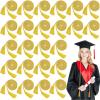 imageGeosar 48 Pcs Graduation Cords Honor Cords with Tassel for Bachelor Master Doctor Graduation Ceremonies Blue and WhiteGold