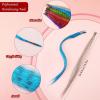 image78 Pieces Synthetic Feather Hair Mixed Color Feather Extensions Not Real Hair Extensions Colorful Long Straight for Party Teen Girl 13 Colors