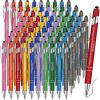 imageGeosar 90 Pcs Christian Gift Bulk Religious Pen Bible Verse Metal Pen Inspirational Church Scripture Gift for Women Men Nurse Teacher Student Black InkVivid ColorsVivid Colors