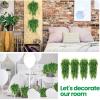 imageGeosar 110 Pcs Artificial Hanging Plants 32 Inch Hanging Boston Ferns Plastic Fake Plants for Wall Room Garden Wedding Garland Indoor Outdoor Decoration No Basket56