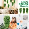 imageGeosar 110 Pcs Artificial Hanging Plants 32 Inch Hanging Boston Ferns Plastic Fake Plants for Wall Room Garden Wedding Garland Indoor Outdoor Decoration No Basket56