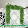 imageGeosar 110 Pcs Artificial Hanging Plants 32 Inch Hanging Boston Ferns Plastic Fake Plants for Wall Room Garden Wedding Garland Indoor Outdoor Decoration No Basket110