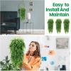 imageGeosar 110 Pcs Artificial Hanging Plants 32 Inch Hanging Boston Ferns Plastic Fake Plants for Wall Room Garden Wedding Garland Indoor Outdoor Decoration No Basket48