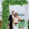 imageGeosar 110 Pcs Artificial Hanging Plants 32 Inch Hanging Boston Ferns Plastic Fake Plants for Wall Room Garden Wedding Garland Indoor Outdoor Decoration No Basket110
