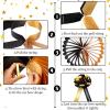 imageGeosar 20 Inch Graduate Big Car Bow Large Giant Graduation Congratulations Car Bow Ribbon for 2025 Graduation Gift Birthday Party Decoration Black Gold
