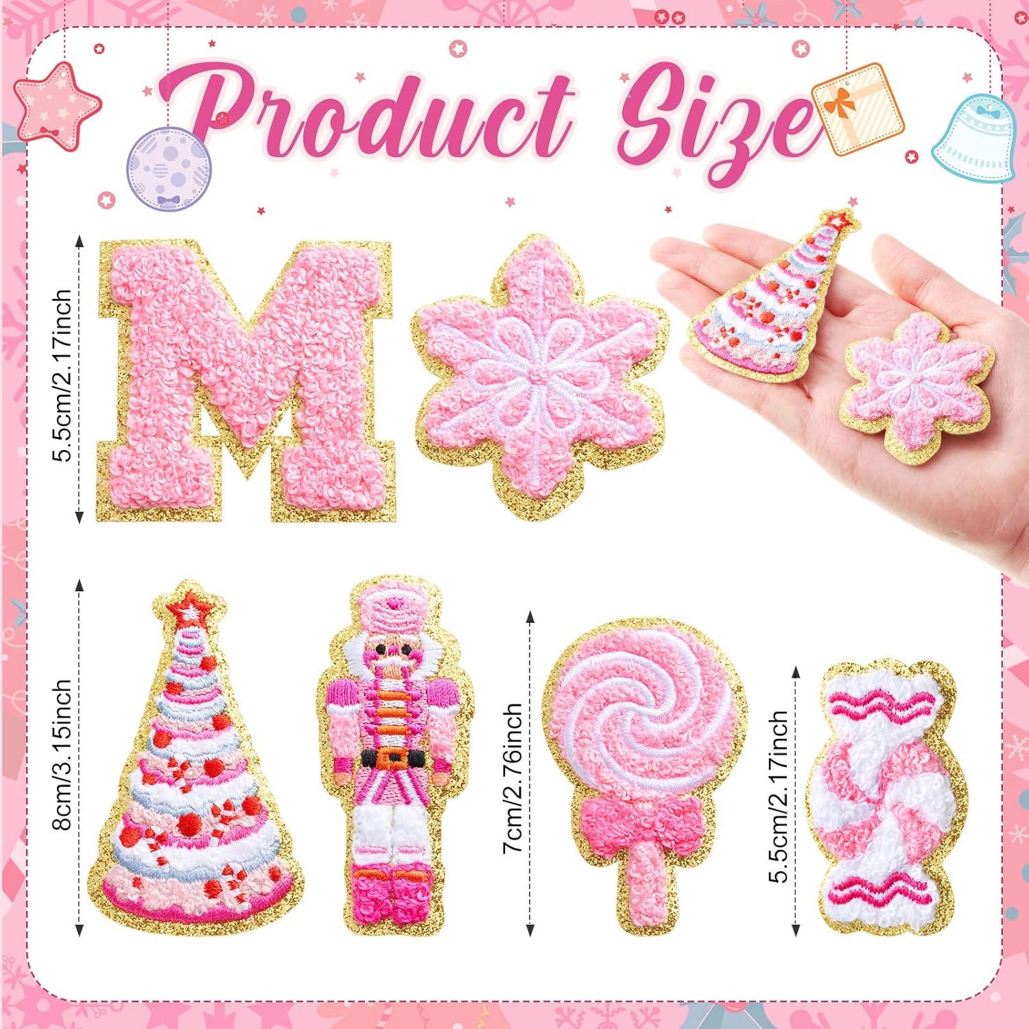 imageGeosar 20 Pcs Halloween Self Adhesive Patches Boo Cute Ghost Sew on Stickers Applique Washable for DIY Crafts T Shirt Clothing Jackets Backpacks Jeans Party Decorations Pink BooPink Merry