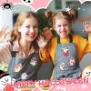 imageGeosar 20 Pcs Halloween Self Adhesive Patches Boo Cute Ghost Sew on Stickers Applique Washable for DIY Crafts T Shirt Clothing Jackets Backpacks Jeans Party Decorations Pink BooPink Ghost