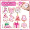 imageGeosar 20 Pcs Halloween Self Adhesive Patches Boo Cute Ghost Sew on Stickers Applique Washable for DIY Crafts T Shirt Clothing Jackets Backpacks Jeans Party Decorations Pink BooPink Christmas