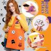 imageGeosar 20 Pcs Halloween Self Adhesive Patches Boo Cute Ghost Sew on Stickers Applique Washable for DIY Crafts T Shirt Clothing Jackets Backpacks Jeans Party Decorations Pink BooPumpkin