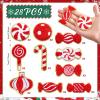 imageGeosar 20 Pcs Halloween Self Adhesive Patches Boo Cute Ghost Sew on Stickers Applique Washable for DIY Crafts T Shirt Clothing Jackets Backpacks Jeans Party Decorations Pink BooRed Candy