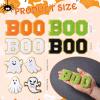 imageGeosar 20 Pcs Halloween Self Adhesive Patches Boo Cute Ghost Sew on Stickers Applique Washable for DIY Crafts T Shirt Clothing Jackets Backpacks Jeans Party Decorations Pink BooHalloween Boo