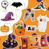 imageGeosar 20 Pcs Halloween Self Adhesive Patches Boo Cute Ghost Sew on Stickers Applique Washable for DIY Crafts T Shirt Clothing Jackets Backpacks Jeans Party Decorations Pink BooPumpkin