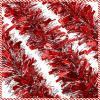 imageGeosar 262 Feet Christmas Tinsel Garland Decoration Metallic Tinsel Twist Garland Halloween Christmas Tree Artificial Hanging Ornament for Birthday Party DecorationBlueRed