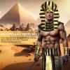 imageGeosar 5 Pcs Halloween Egyptian Costume Accessory Set Include Pharaoh Headpiece Hat Cobra Cane Belt Collar Wristbands for Men