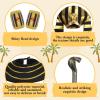 imageGeosar 5 Pcs Halloween Egyptian Costume Accessory Set Include Pharaoh Headpiece Hat Cobra Cane Belt Collar Wristbands for Men