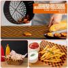 imageGeosar 100 Pcs Gingham Party Supply Disposable Paper Food Tray Bulk Disposable Food Boat with Checkered Wax Paper Sheet Checkered Wrapping Supply for Carnival Picnic Birthday Party Orange BlackOrange Black