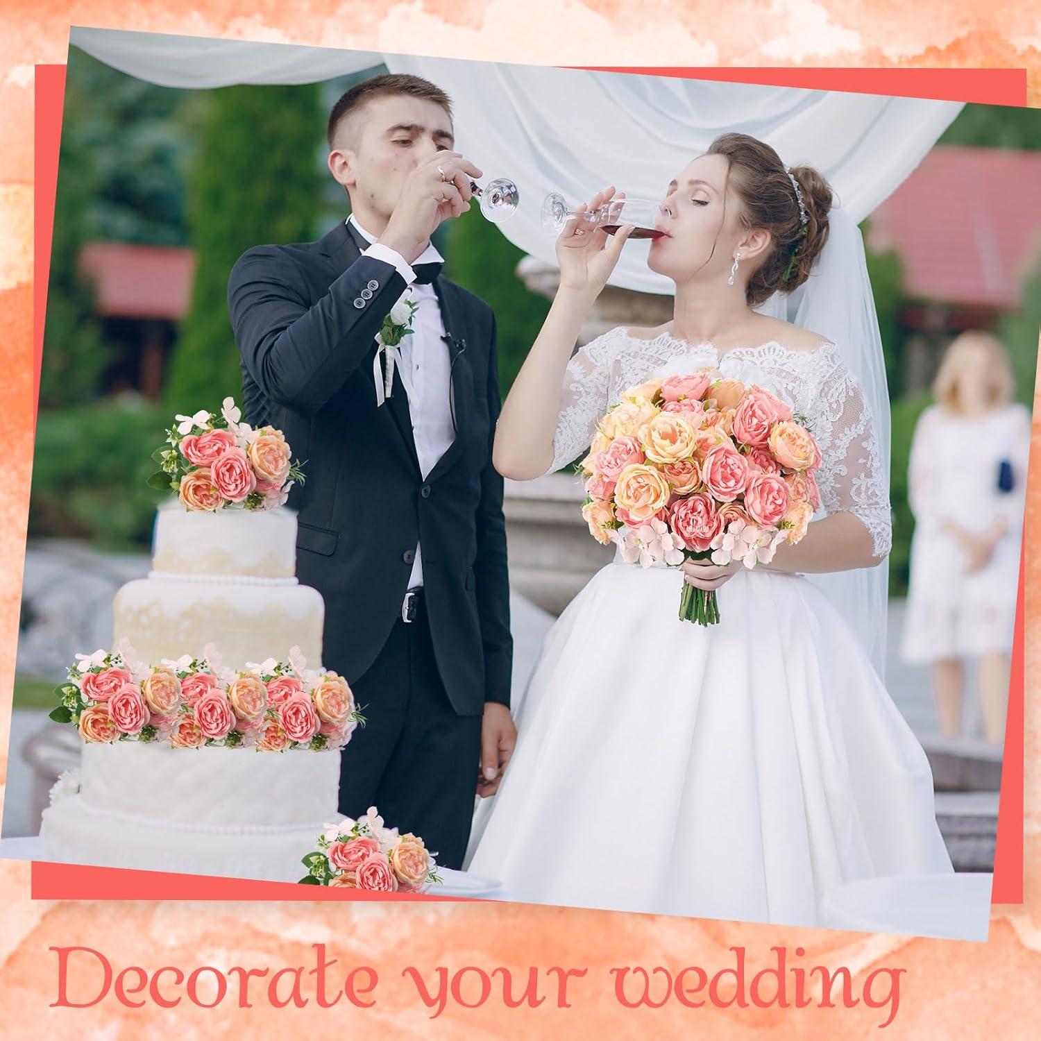 imageGeosar 16 Bundles Artificial Peonies Flowers Fake Silk Peony Bouquet Faux Peonies Flowers Bulk for Decoration Vase Floral Arrangements Wedding Party Table Dusty PinkDusty RosePink  Yellow