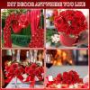 imageGeosar 16 Bundles Artificial Peonies Flowers Fake Silk Peony Bouquet Faux Peonies Flowers Bulk for Decoration Vase Floral Arrangements Wedding Party Table Dusty PinkDusty RoseBright Red
