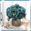imageGeosar 16 Bundles Artificial Peonies Flowers Fake Silk Peony Bouquet Faux Peonies Flowers Bulk for Decoration Vase Floral Arrangements Wedding Party Table Dusty PinkDusty RoseTeal