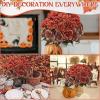 imageGeosar 16 Bundles Artificial Peonies Flowers Fake Silk Peony Bouquet Faux Peonies Flowers Bulk for Decoration Vase Floral Arrangements Wedding Party Table Dusty PinkDusty RoseOrange  Brown