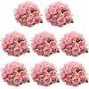 imageGeosar 16 Bundles Artificial Peonies Flowers Fake Silk Peony Bouquet Faux Peonies Flowers Bulk for Decoration Vase Floral Arrangements Wedding Party Table Dusty PinkDusty RosePink