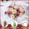 imageGeosar 16 Bundles Artificial Peonies Flowers Fake Silk Peony Bouquet Faux Peonies Flowers Bulk for Decoration Vase Floral Arrangements Wedding Party Table Dusty PinkDusty RoseDusty Rose