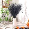 imageGeosar 30 Pcs Christmas Artificial Glitter Berry Stem Decorations 17 Inch Faux Stick Floral Pick Centerpiece Bouquet Flower Bead Twigs for Centerpiece Tree Wreath Xmas Ornaments HomeBurgundyBlack