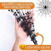imageGeosar 30 Pcs Christmas Artificial Glitter Berry Stem Decorations 17 Inch Faux Stick Floral Pick Centerpiece Bouquet Flower Bead Twigs for Centerpiece Tree Wreath Xmas Ornaments HomeBurgundyBlack