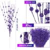 imageGeosar 30 Pcs Christmas Artificial Glitter Berry Stem Decorations 17 Inch Faux Stick Floral Pick Centerpiece Bouquet Flower Bead Twigs for Centerpiece Tree Wreath Xmas Ornaments HomeBurgundyPurple