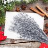 imageGeosar 30 Pcs Christmas Artificial Glitter Berry Stem Decorations 17 Inch Faux Stick Floral Pick Centerpiece Bouquet Flower Bead Twigs for Centerpiece Tree Wreath Xmas Ornaments HomeBurgundySilver