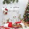 imageGeosar 4 Pieces Christmas Icicle Borders Winter Bulletin Board Borders Snow Decorations Icicle Trim Fringe Garland for Christmas Xmas Holiday Window Sill Mantel Wall Decor