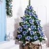 imageGeosar Glitter Christmas Poinsettia Artificial Xmas Flower Ornaments Flowers Decorations with Clips and Stems Glitter Poinsettia Christmas Tree Ornaments for Christmas Wedding Royal Blue36 PiecesRoyal Blue