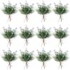 imageGeosar 24 Pieces Christmas Artificial Greenery Pine Branches Small Holly Artificial Berries Picks Bulk for Crafts Wreath Decorations Xmas Tree Party Gift for Christmas Holiday Decor RedSilver