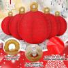 imageGeosar 2 Pcs 24 Inch Giant Glitter Inflatable Christmas Balls Large Outdoor Tinsel Sequin Glitter Inflatable Balls Blow up Xmas Red Ornaments for Yards Porches Garden Holiday Decorations
