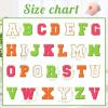 image:image104 Pcs Letter Patch Iron on Chenille AZ Repair Alphabet Applique Patches Embroidered Letter Sew on with Gold Border for Bags Shirts315Purple White Pink BlueFresh Color