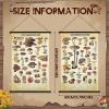 image:imageGeosar 2 Pcs Vintage Mushroom Flower Butterfly Tree Poster Fungus Rustic Wall Hanging Illustrative Reference Chart Poster for Bedroom Living Room 157 x 236 InchButterfly MushroomVintage Mushroom