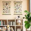 image:imageGeosar 2 Pcs Vintage Mushroom Flower Butterfly Tree Poster Fungus Rustic Wall Hanging Illustrative Reference Chart Poster for Bedroom Living Room 157 x 236 InchButterfly MushroomVintage Mushroom