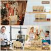 image:imageGeosar 450 Pcs Stand up Kraft Pouches with Window 6 x 9 Inch Kraft Paper Sealable Pouches with Notch Heat Sealable Resealable Bags for Small Business Zipper Food Storage for Packaging Snacks85 x 125 Inch