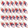 image:image104 Pcs Letter Patch Iron on Chenille AZ Repair Alphabet Applique Patches Embroidered Letter Sew on with Gold Border for Bags Shirts315Purple White Pink BlueBright Color
