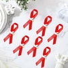 image:image50 Pcs Dove Funeral Ribbons Memorial Ribbon Funeral Pins Classic Memorial Service Respect Ribbon Bow with Safety Pins and Dove for Mourning Remembrance Day Event PinkRed