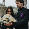 image:image50 Pcs Dove Funeral Ribbons Memorial Ribbon Funeral Pins Classic Memorial Service Respect Ribbon Bow with Safety Pins and Dove for Mourning Remembrance Day Event PinkPurple